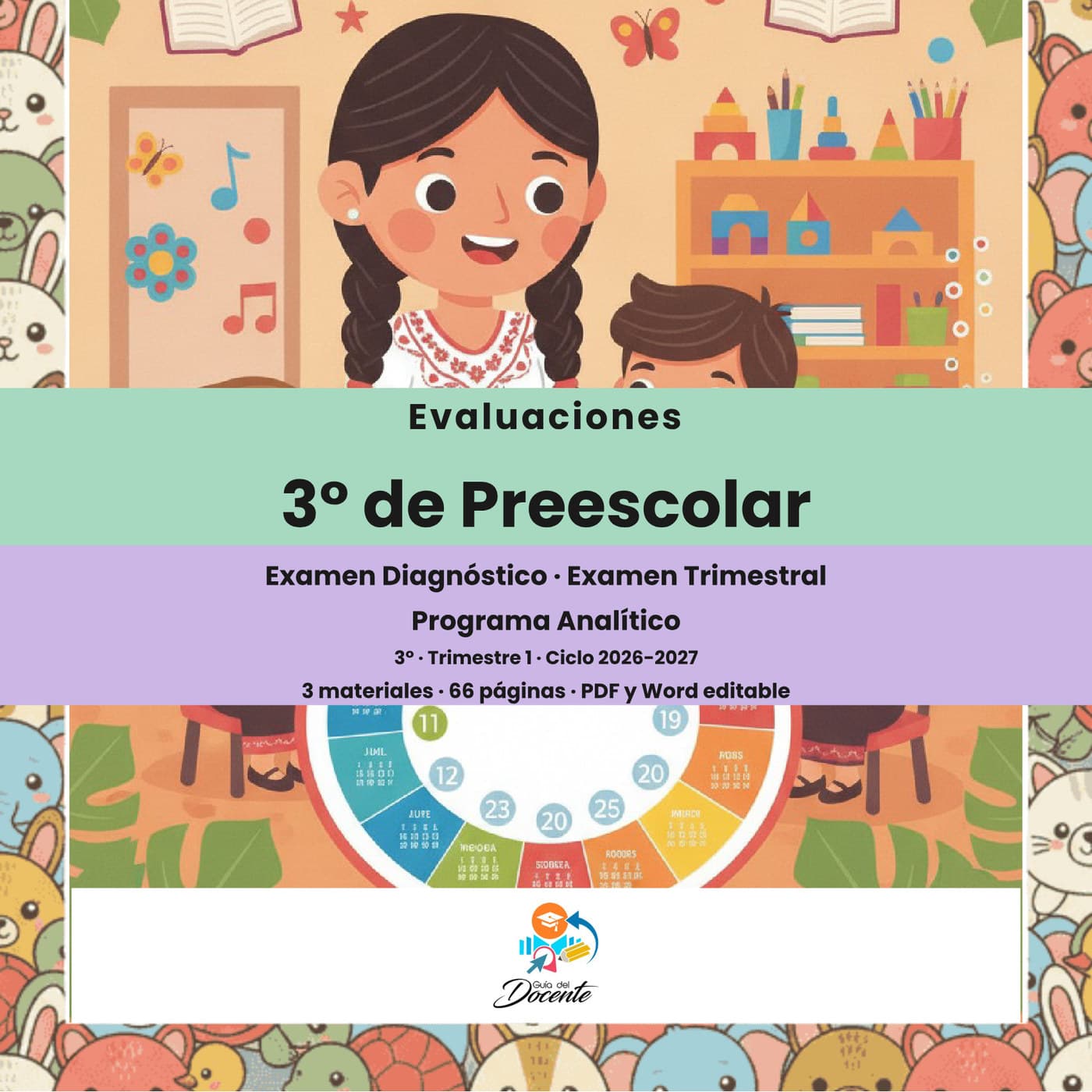 Evaluaciones — Preescolar (Tercer Grado) ciclo 2026-2027