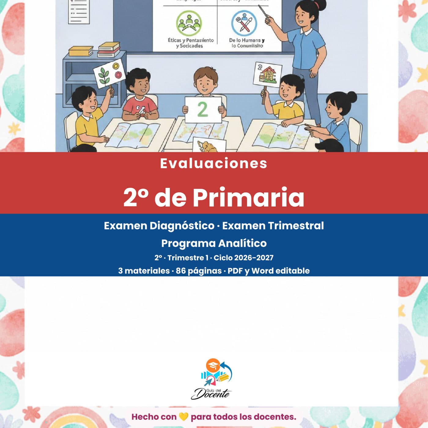 Evaluaciones — Primaria (Segundo Grado) ciclo 2026-2027
