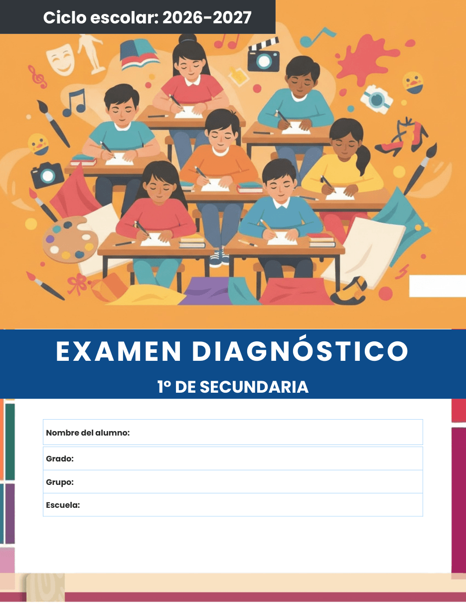 Evaluaciones — Secundaria (Artes) ciclo 2026-2027