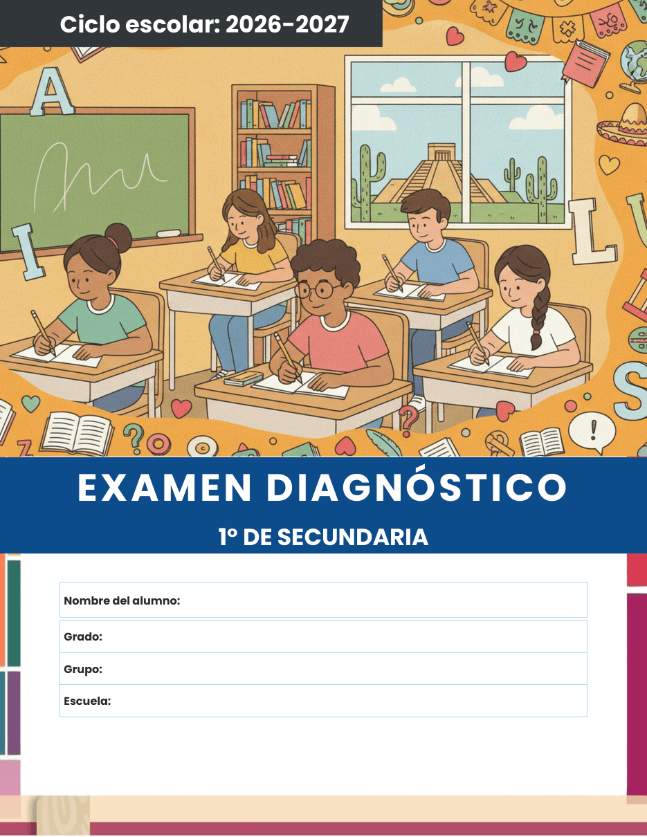 Evaluaciones — Secundaria (Español I) ciclo 2026-2027