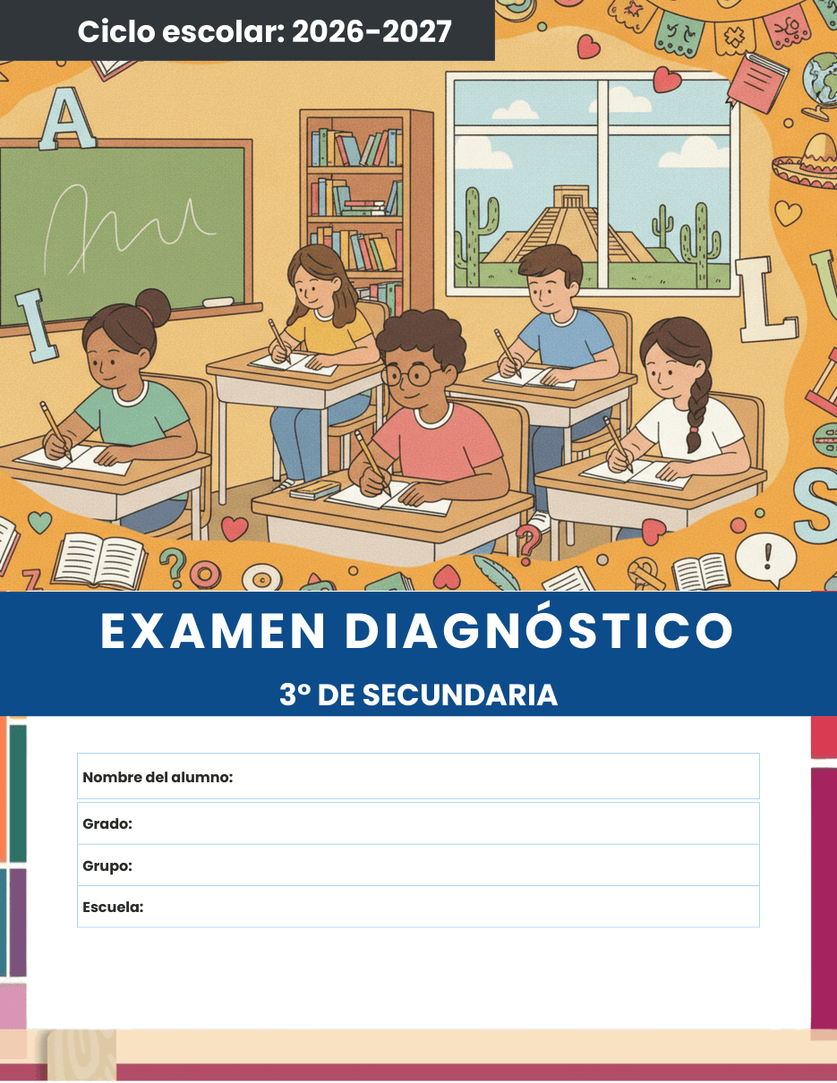 Evaluaciones — Secundaria (Español III) ciclo 2026-2027