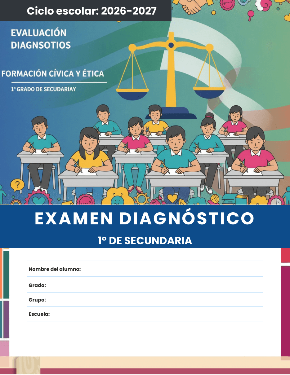 Evaluaciones — Secundaria (Formación Cívica y Ética I) ciclo 2026-2027