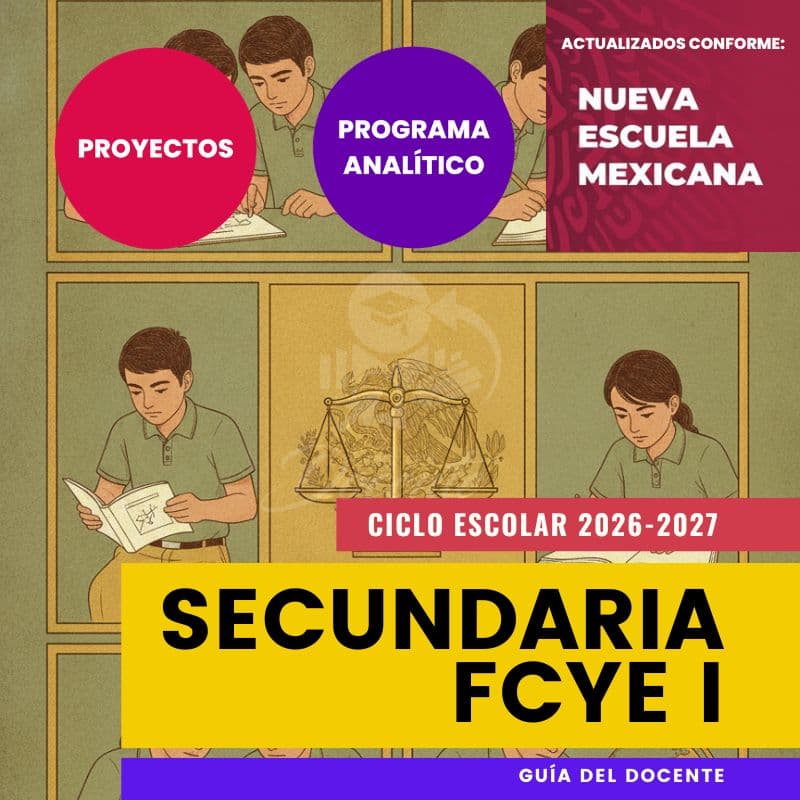 Planeación Nueva Escuela Mexicana Secundaria Formación Cívica y Ética I ciclo 2026-2027