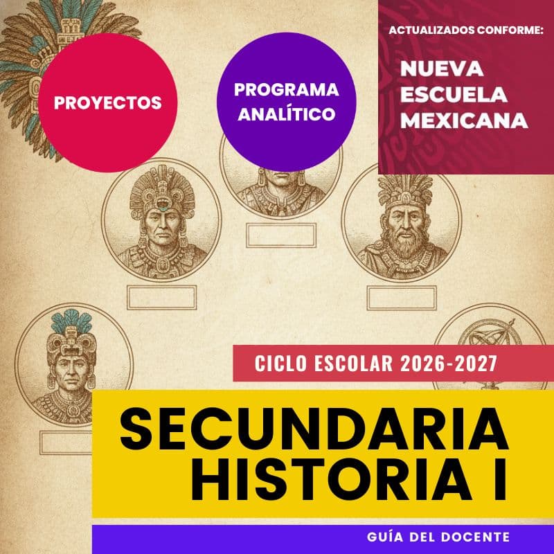 Planeación Nueva Escuela Mexicana Secundaria Historia I ciclo 2026-2027