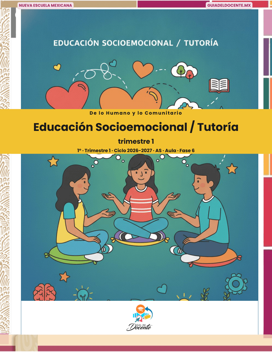 Planeación Nueva Escuela Mexicana Secundaria Educación Socioemocional ciclo 2026-2027 — Portada