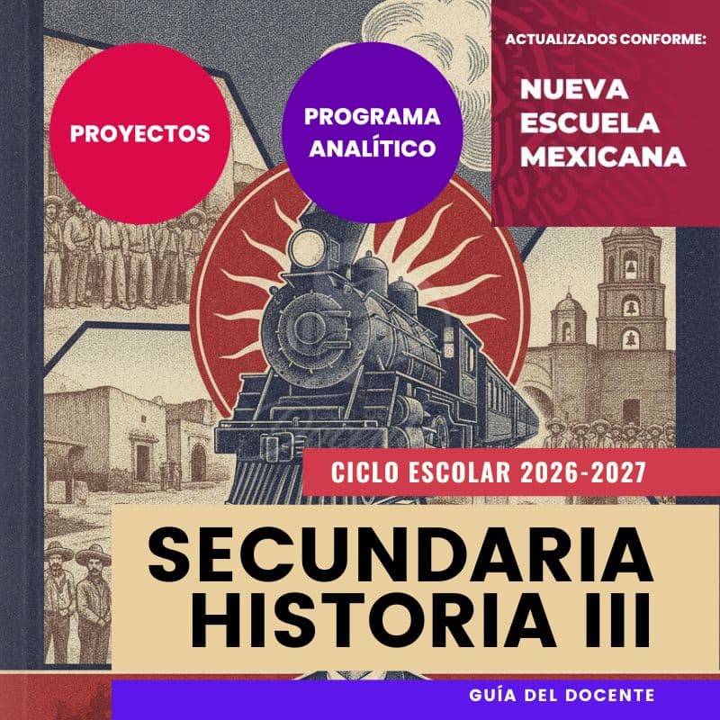 Planeación Nueva Escuela Mexicana Secundaria Historia III ciclo 2026-2027