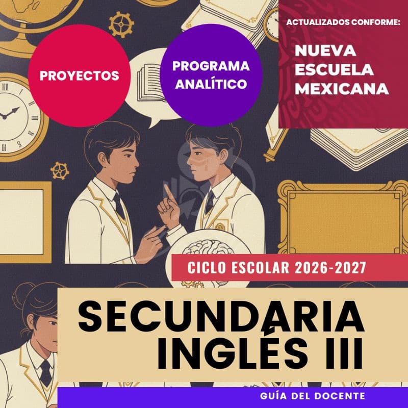 Planeación Nueva Escuela Mexicana Secundaria Ingles III ciclo 2026-2027