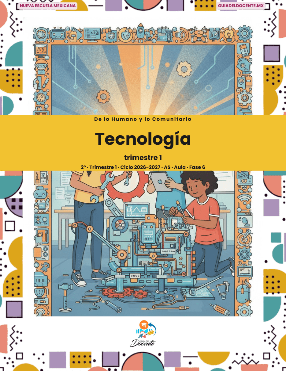 Planeación Nueva Escuela Mexicana Secundaria Tecnología ciclo 2026-2027 — Portada