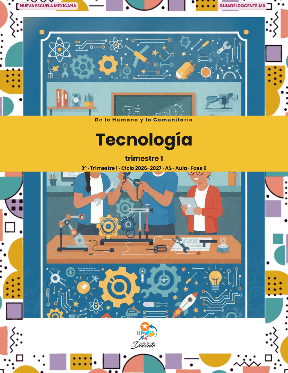 Planeación Nueva Escuela Mexicana Secundaria Tecnología ciclo 2026-2027 — Portada