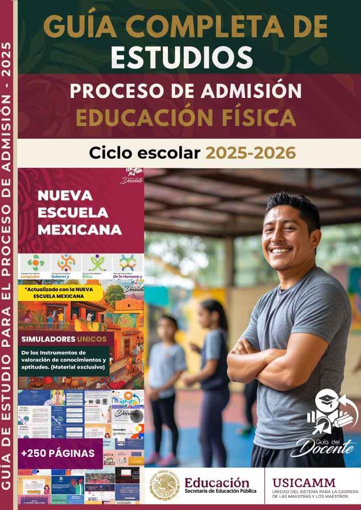 Guía de Estudio Proceso de Admisión Educación Fisica + Temario Desarrollado + Curso 2025