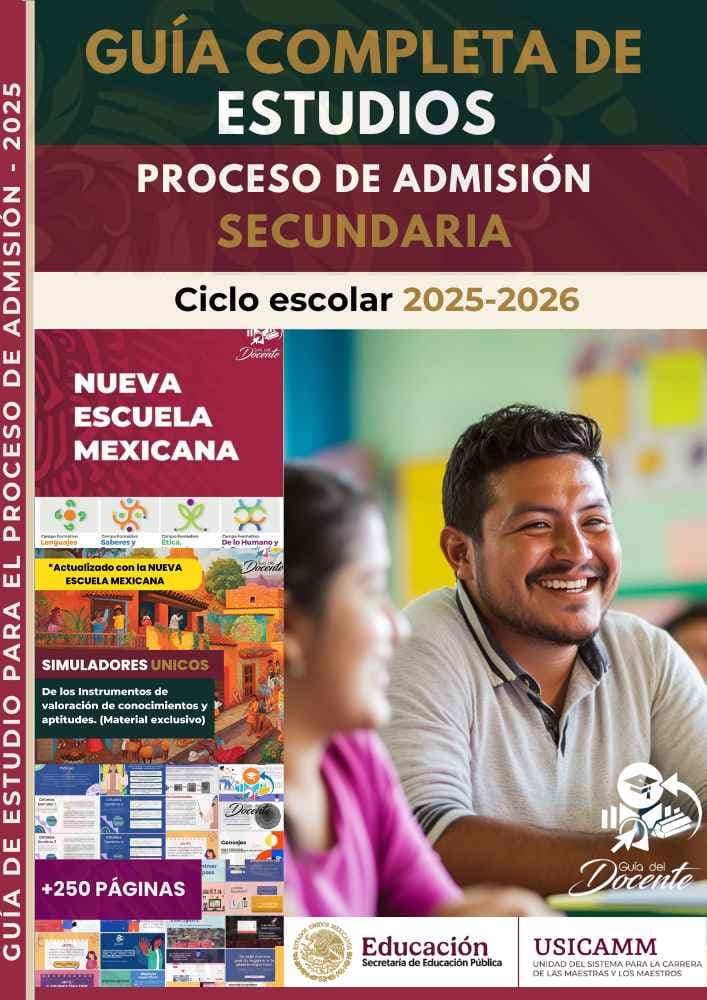 Guía de Estudio Proceso de Admisión Secundaria + Temario Desarrollado + Curso 2025