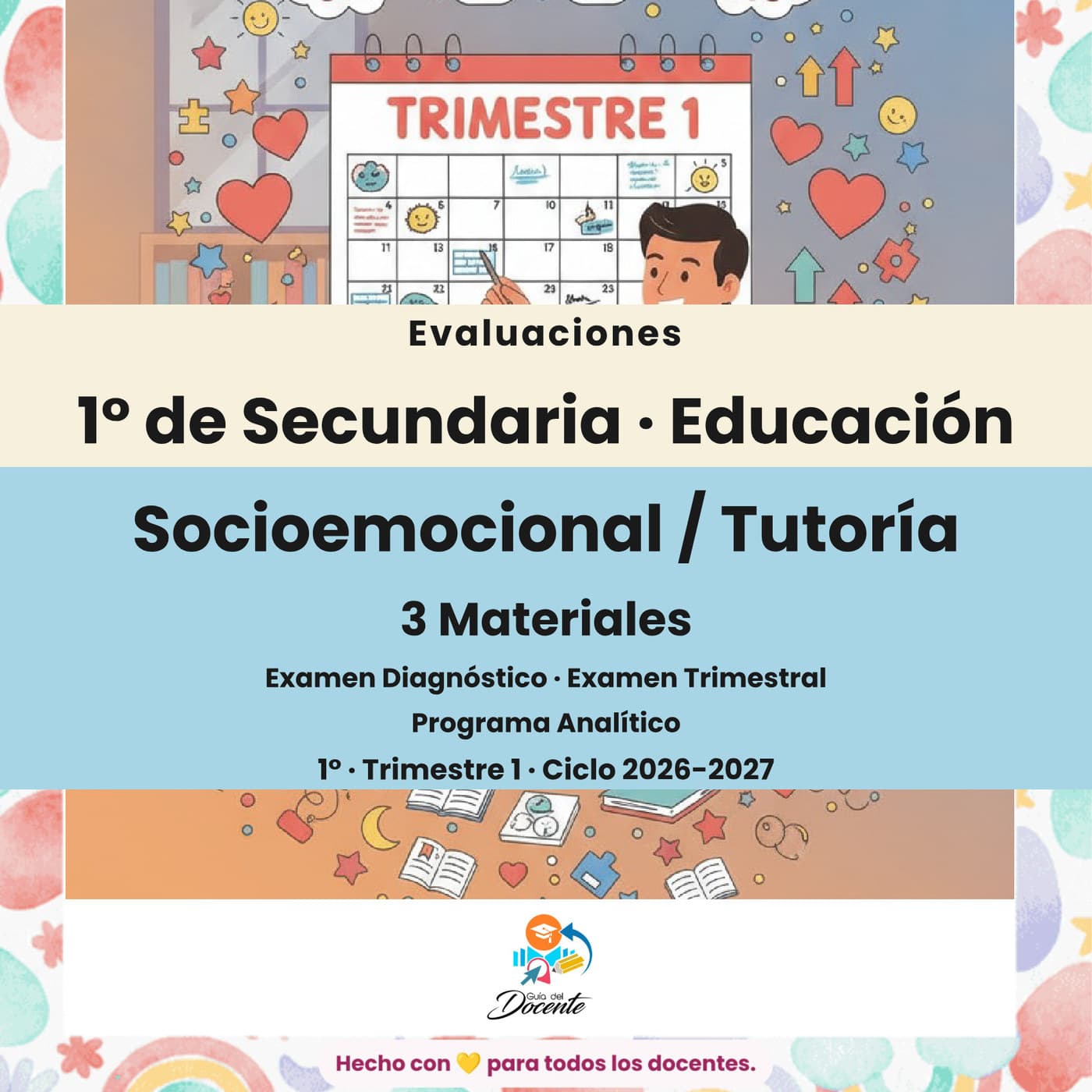 Evaluaciones — Secundaria (Educación Socioemocional) ciclo 2026-2027