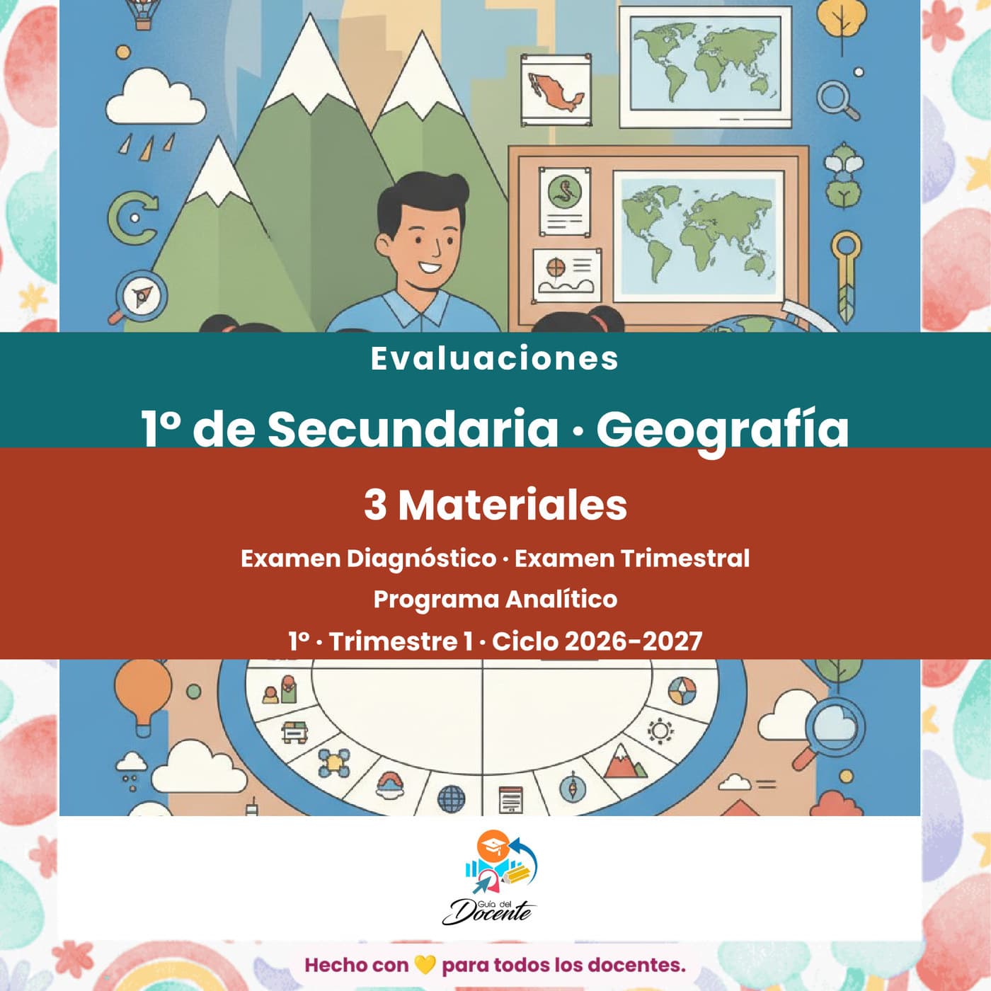Evaluaciones — Secundaria (Geografía) ciclo 2026-2027