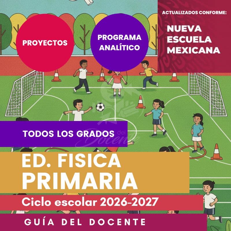 Planeación Nueva Escuela Mexicana Ed. Fisica Primaria (Todos los grados) ciclo 2025-2026