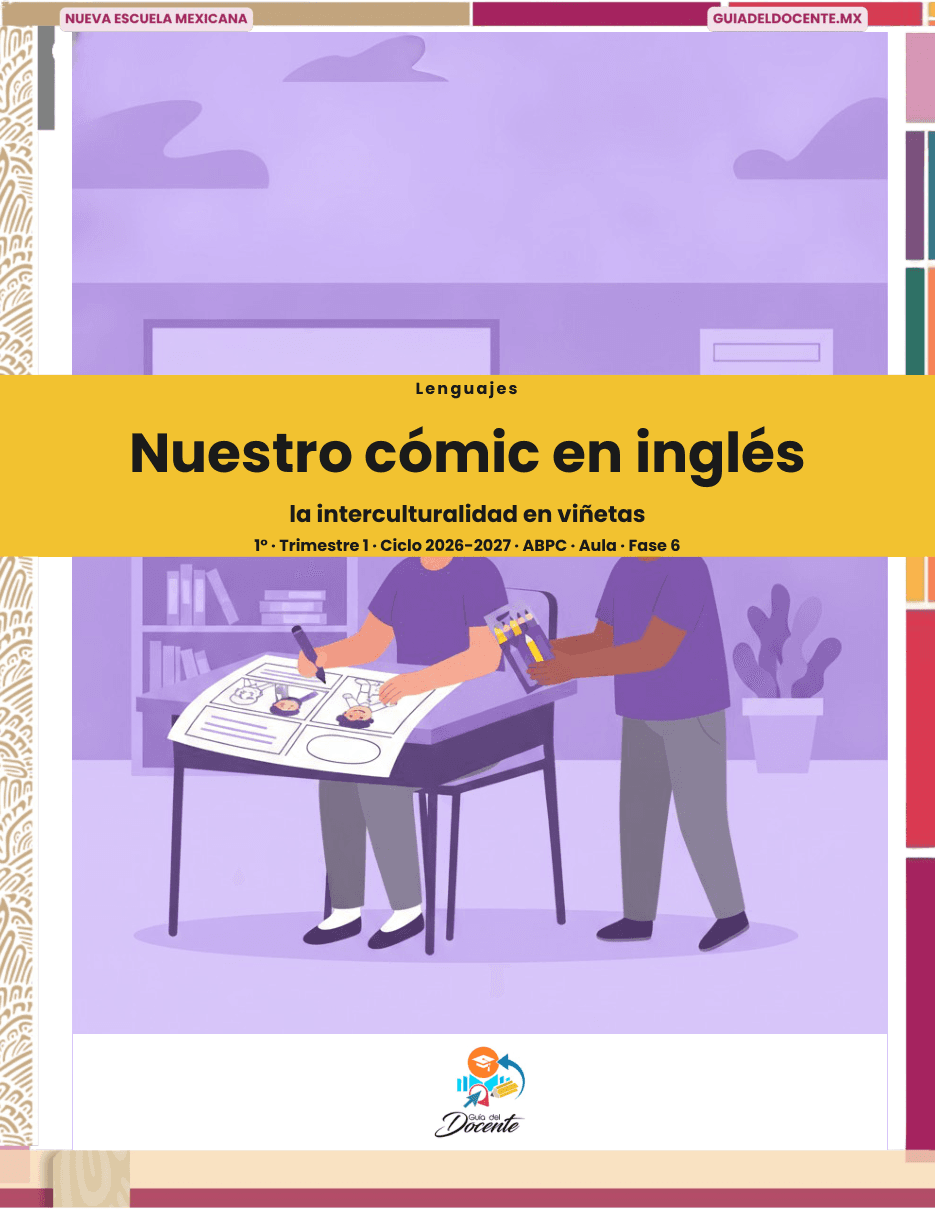Portada de Nuestro cómic en inglés