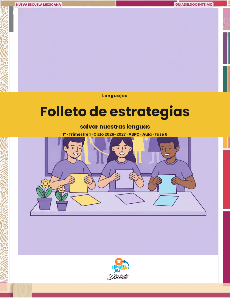 Portada de Folleto de estrategias