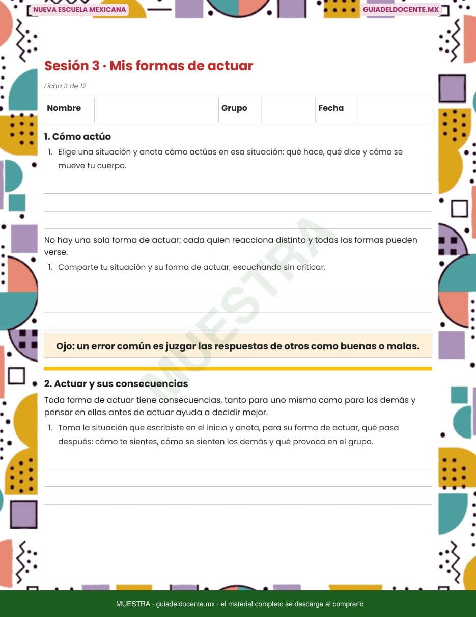 Otra ficha del alumno