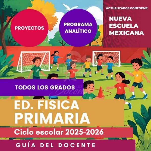 Planeación Nueva Escuela Mexicana Ed. Fisica Primaria (Todos los grados) ciclo 2025-2026
