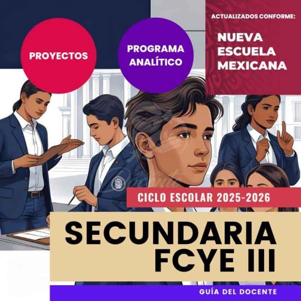 Planeación Nueva Escuela Mexicana Secundaria Formación Cívica y Ética III ciclo 2025-2026