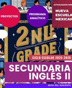 Planeación Nueva Escuela Mexicana Secundaria Ingles II ciclo 2025-2026