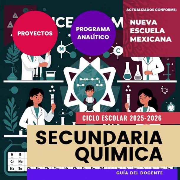 Planeación Nueva Escuela Mexicana Secundaria Química (Ciencias III) ciclo 2025-2026
