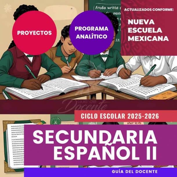 Planeación Nueva Escuela Mexicana Secundaria Español II ciclo 2025-2026