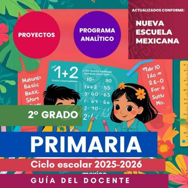 Planeación Nueva Escuela Mexicana Primaria (Segundo Grado) ciclo 2025-2026