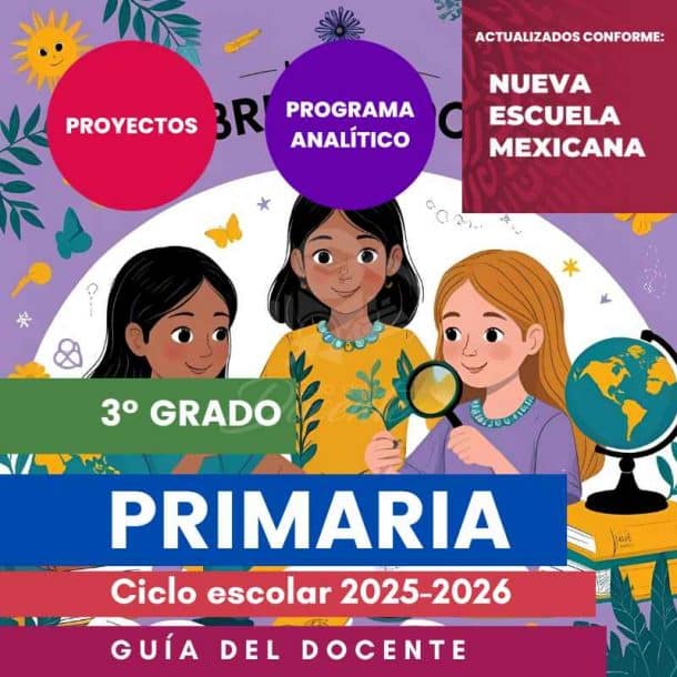 Planeación Nueva Escuela Mexicana Primaria (Tercer Grado) ciclo 2025-2026