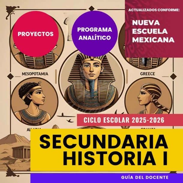 Planeación Nueva Escuela Mexicana Secundaria Historia I ciclo 2025-2026
