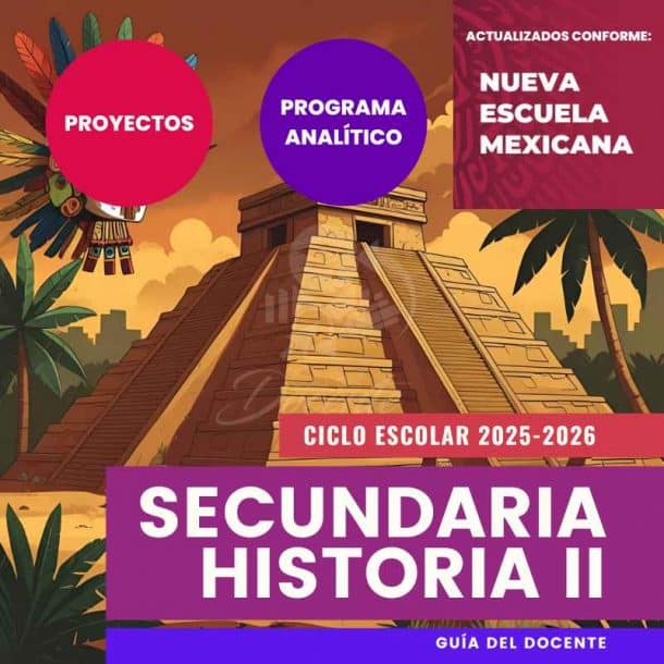 Planeación Nueva Escuela Mexicana Secundaria Historia II ciclo 2025-2026