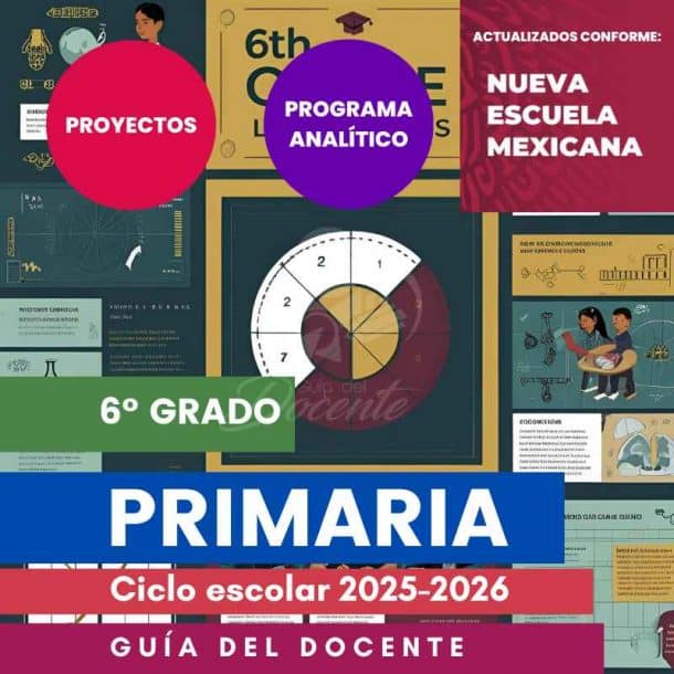 Planeación Nueva Escuela Mexicana Primaria (Sexto Grado) ciclo 2025-2026